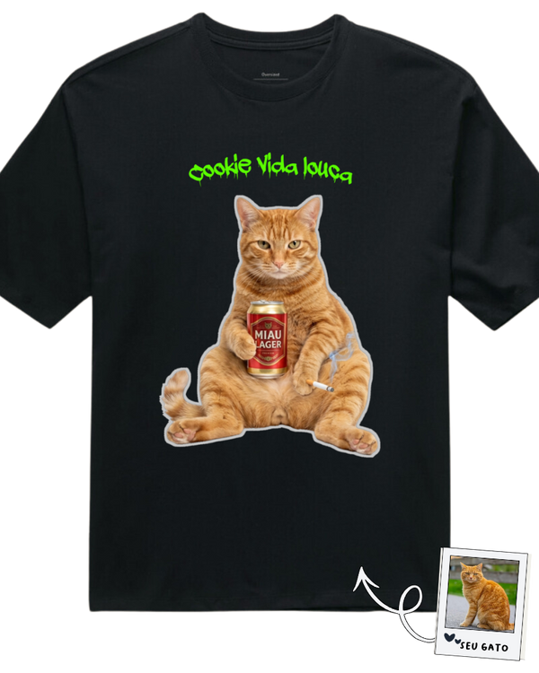 Meu gato vida louca - Oversized