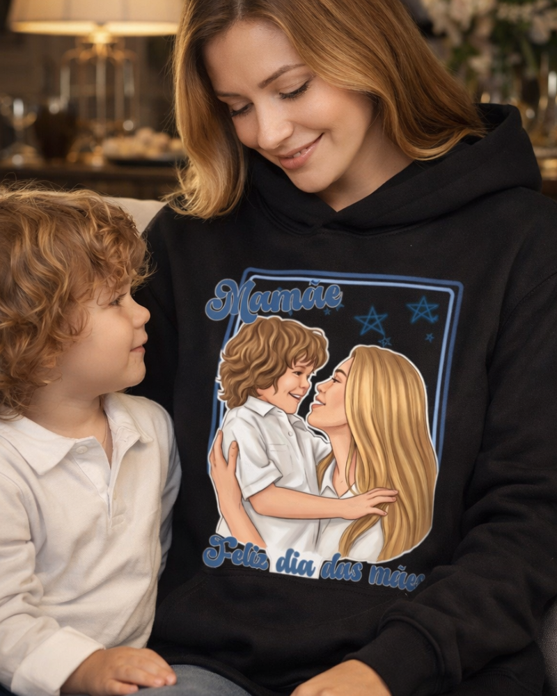 Mamãe amor ilustrado - Moletom