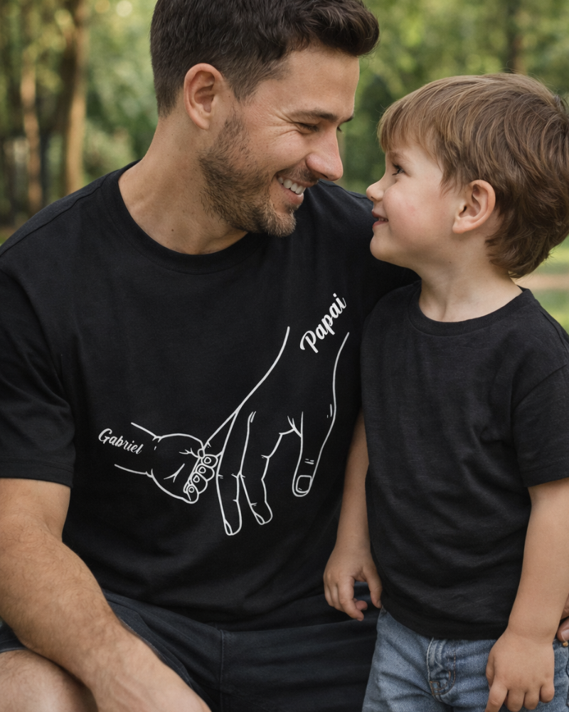 De mãos dadas eu sempre protegerei você