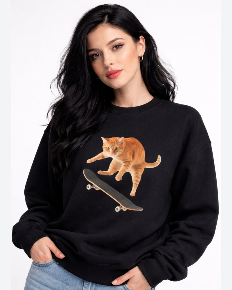 Gato de Skate - Suéter
