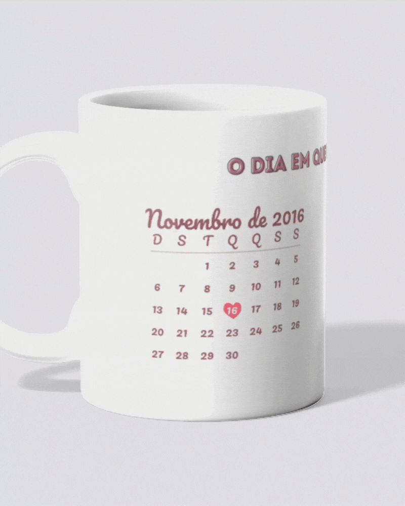 Caneca O Dia Que Tudo Mudou