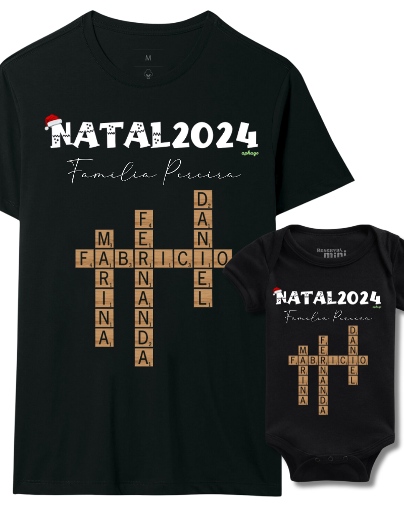 Palavras Cruzadas de Natal - Body e Mini
