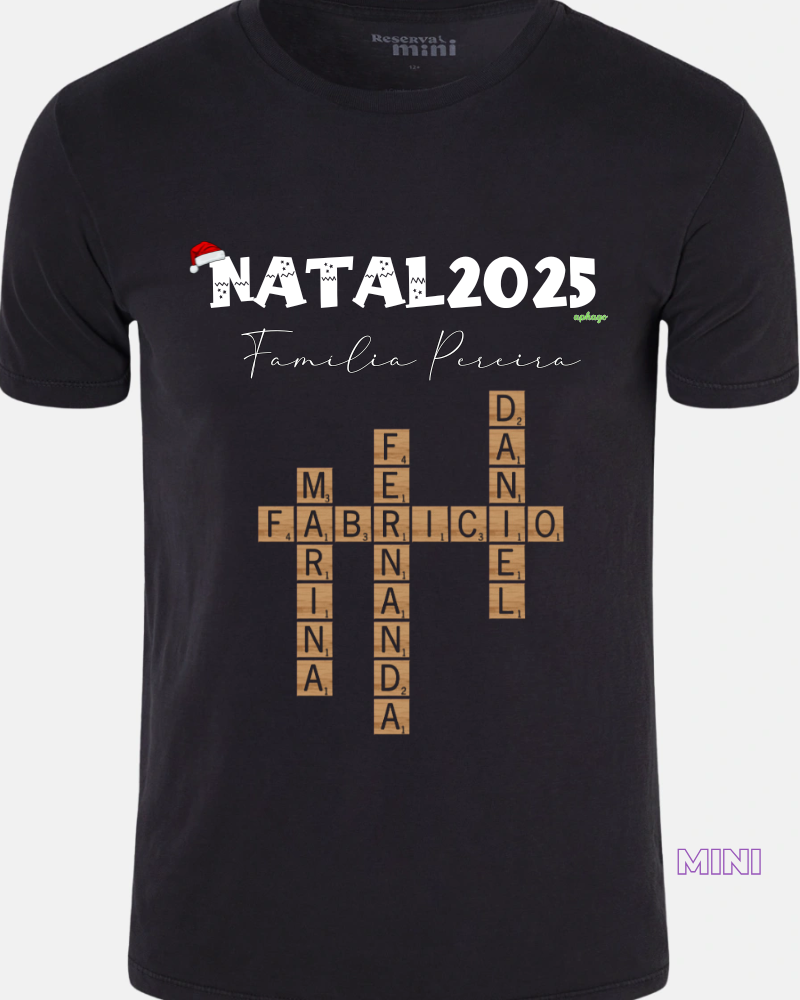 Palavras Cruzadas de Natal - Body e Mini