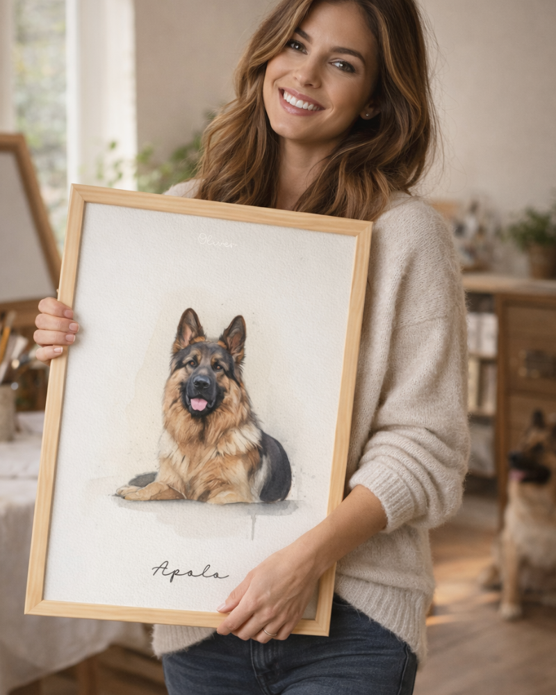 Quadro - Aquarela do Meu Pet