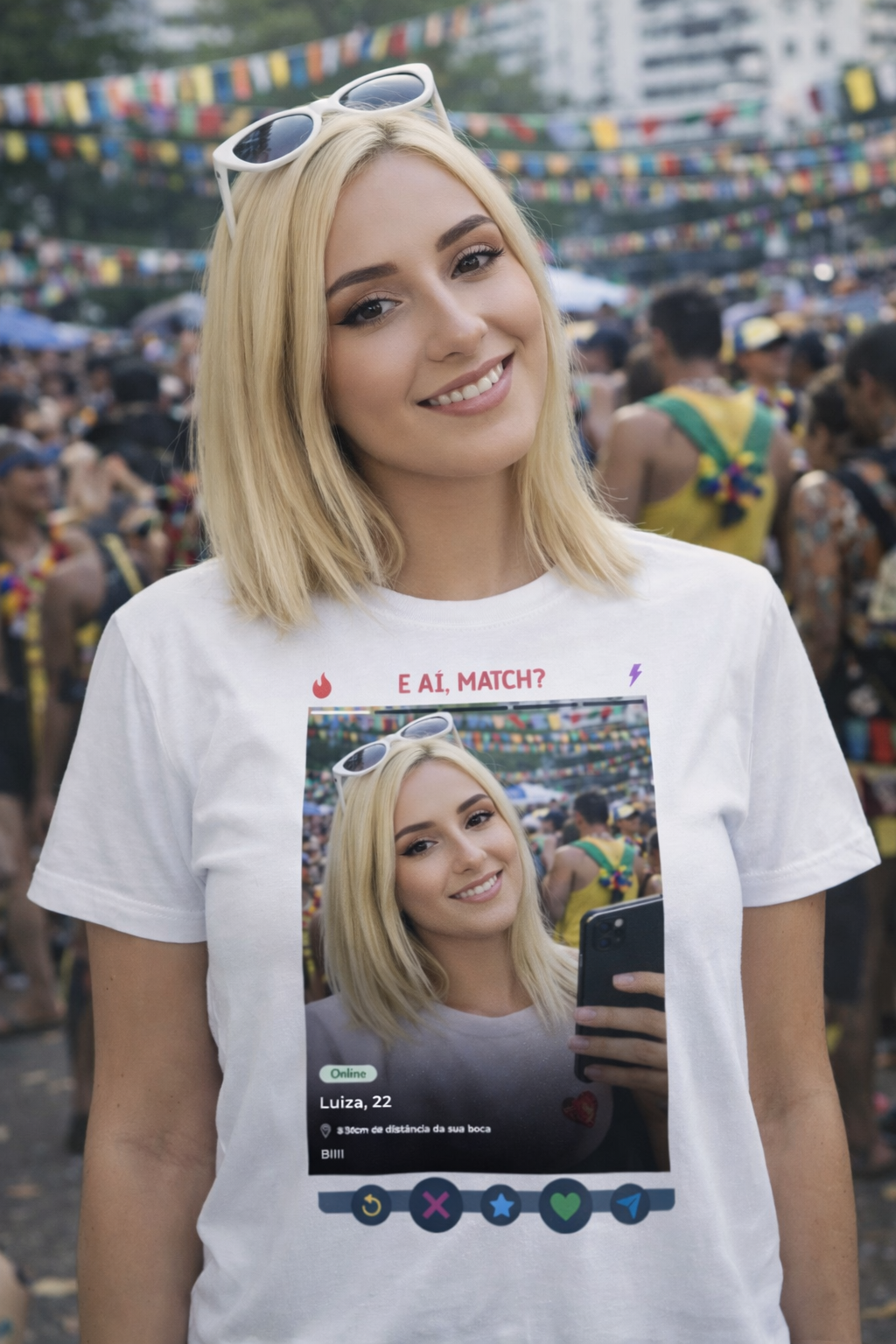 Tinder Carnaval 2026 - Camiseta