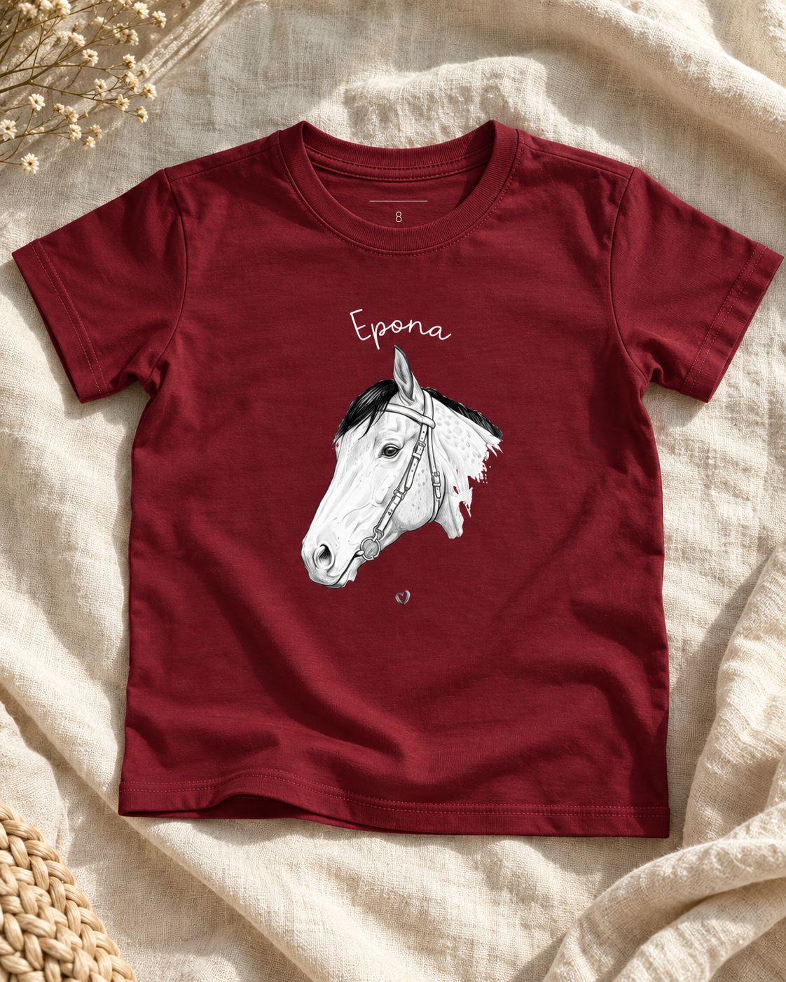 Cavalo, Amor e Arte — Be Horse 01 - Camiseta Infantil