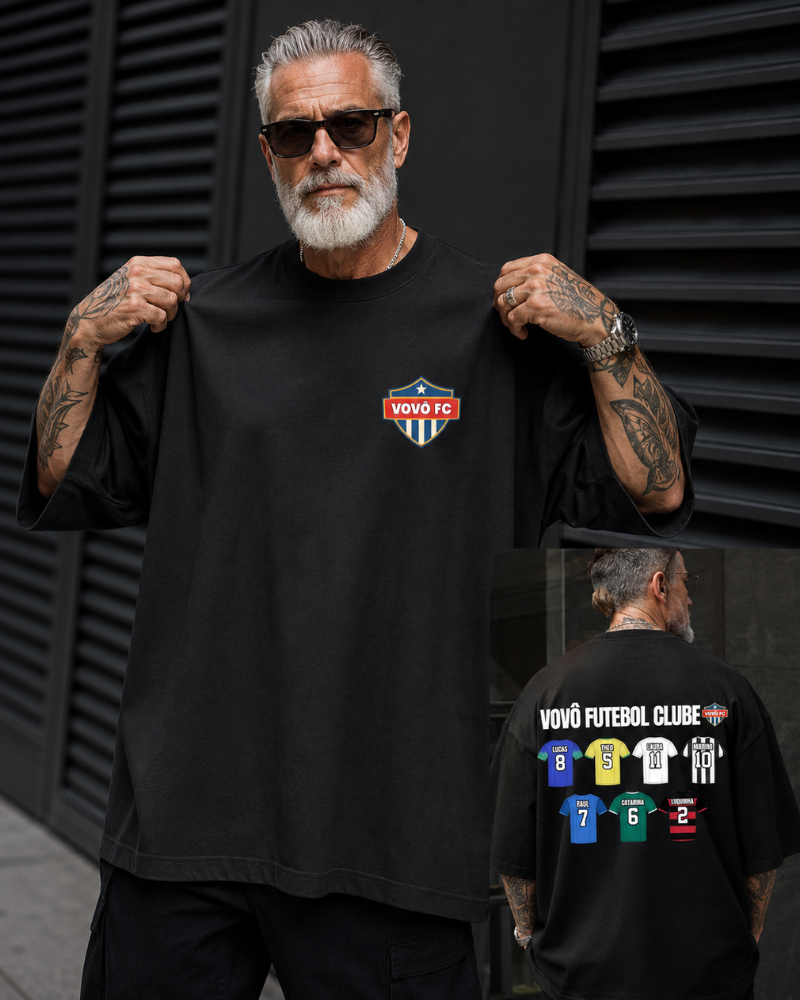 Meus Craques FC - Oversized (Frente e Costas)