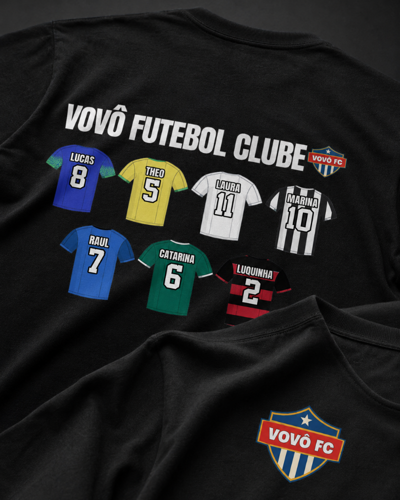 Meus Craques FC - Oversized (Frente e Costas)