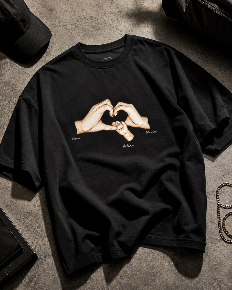 De mãos dadas estaremos juntos para sempre - Oversized