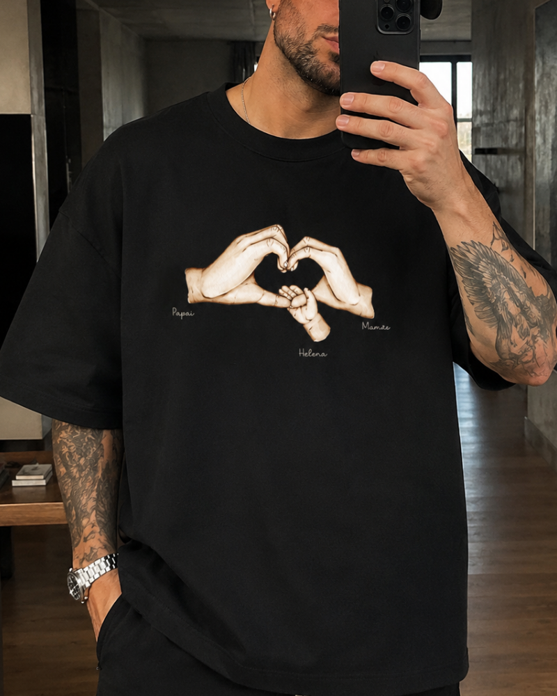 De mãos dadas estaremos juntos para sempre - Oversized