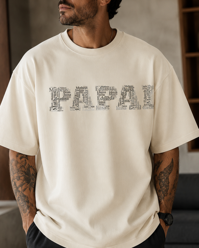 Wordcloud Papai - Oversized