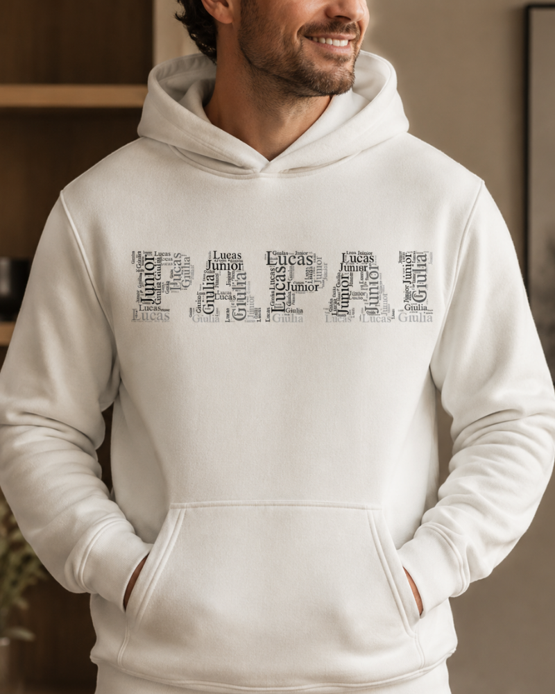 Wordcloud Papai - Moletom