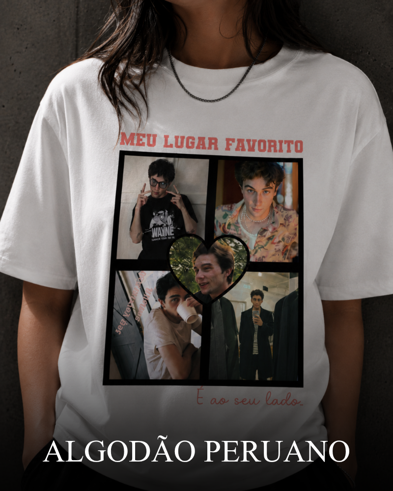 Meu lugar favorito- Algodão Peruano