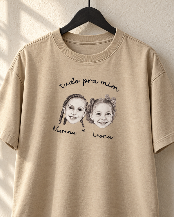 Camiseta Minhas Obras de Arte - Até 4 Pessoas